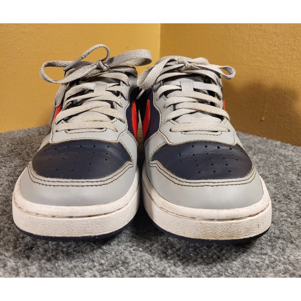 Nike Court Borough Low Recraft Light Smoke Bright Crimson (DV5456-003) Sz 5.5Y - Picture 4 of 7